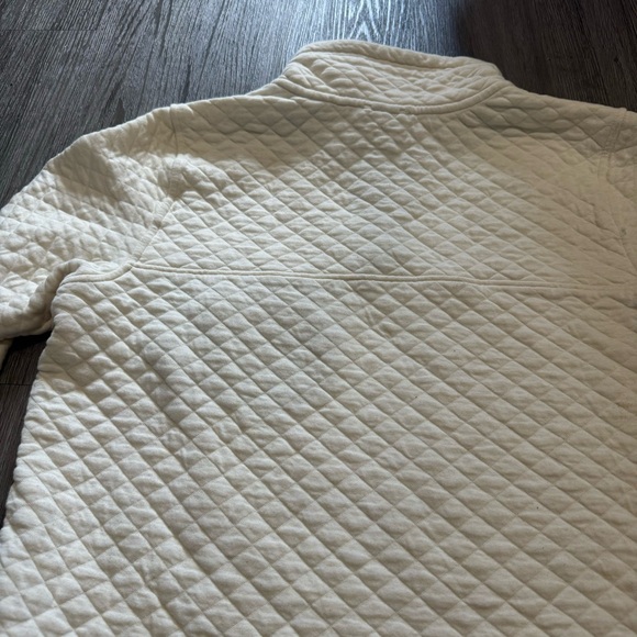 Patagonia Organic Cotton Quilted Snap-T Pullover Blue/White/Cream Style #25281 - Picture 8 of 12